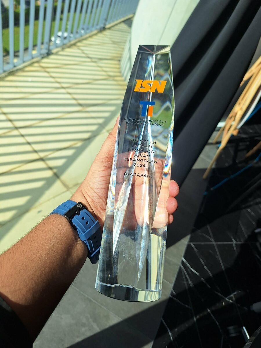 National Technology & Innovation Sandbox award trophy